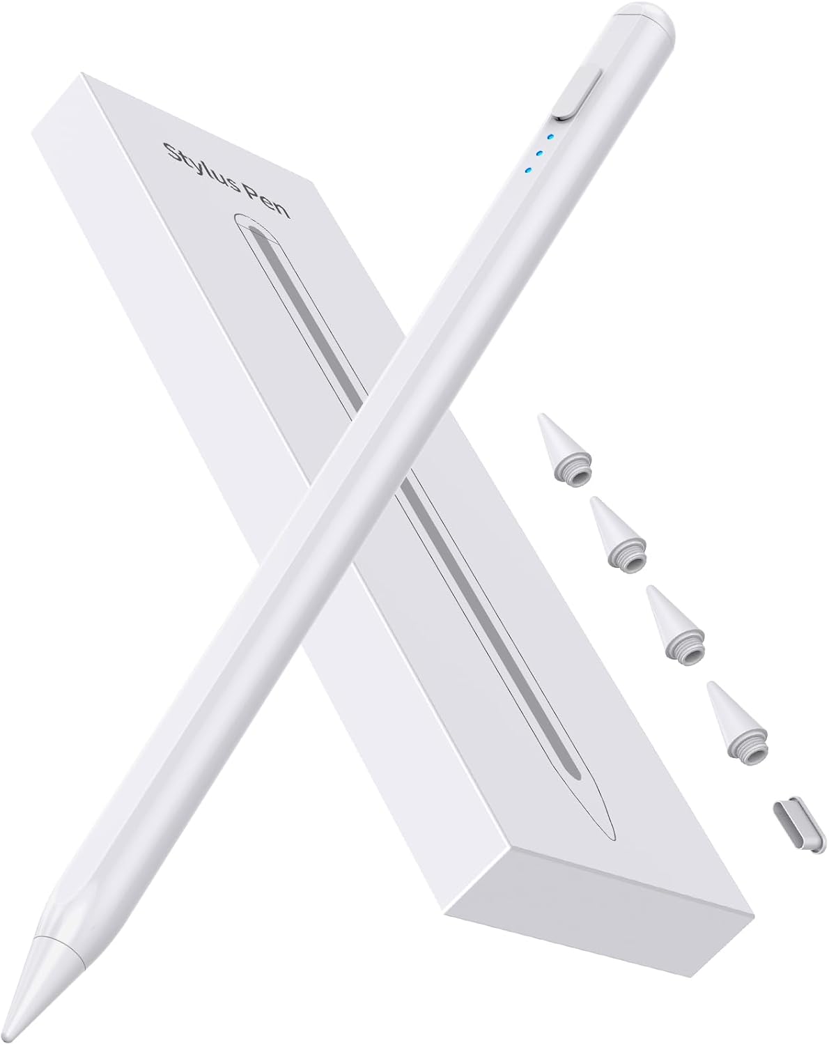 DEGGE - Lápiz capacitivo para iPad 2018-2025, Carga rápida de 15 mi...