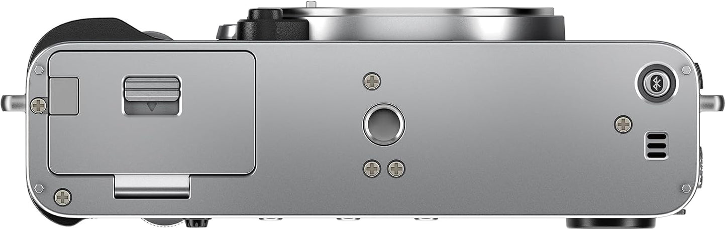 FUJIFILM X-E5 Cuerpo, Plata | Cuerpo solo con sensor de 40.2 MP y e...
