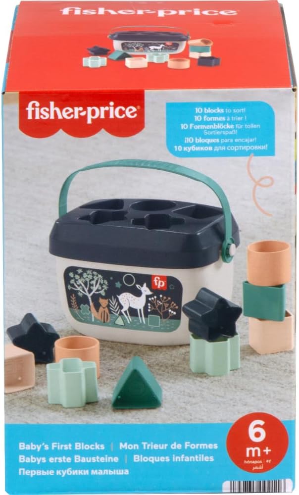 Fisher-Price Baby's First BlocksJuego de juguetes, Navy Fawn | Jugu...