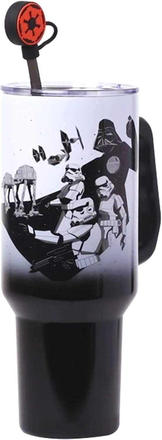Silver Buffalo Star Wars Troopers, vaso de acero inoxidable, 40 onz...