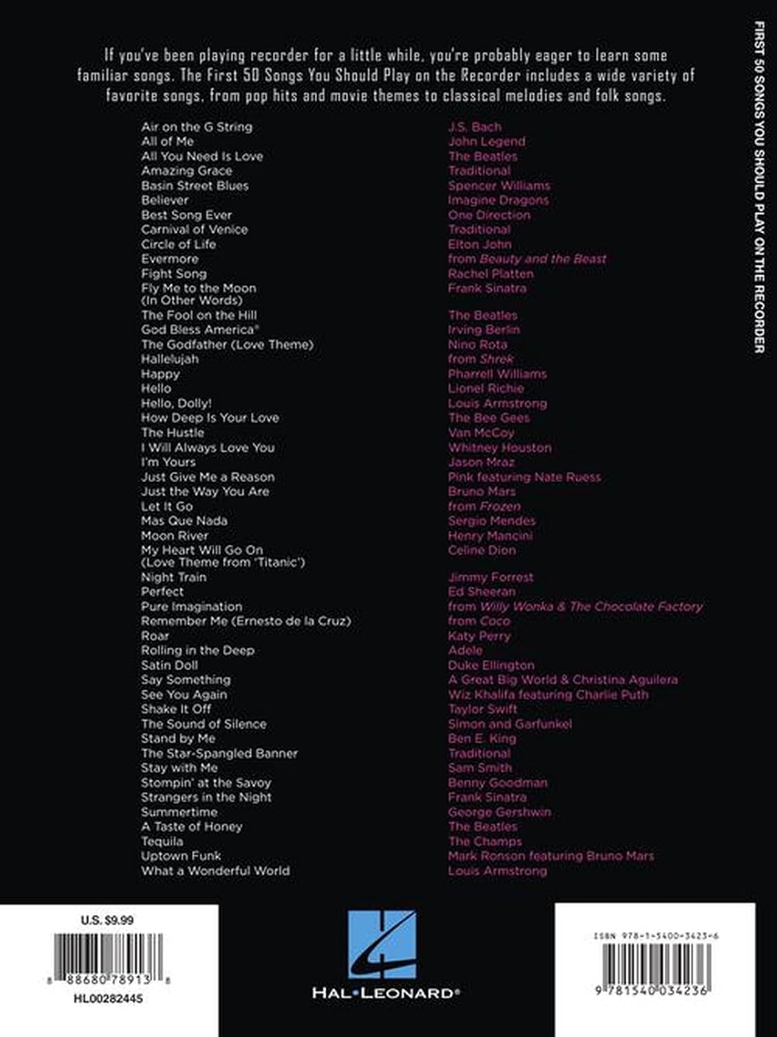 Primeras 50 canciones que deberías reproducir en la grabadora | Col...