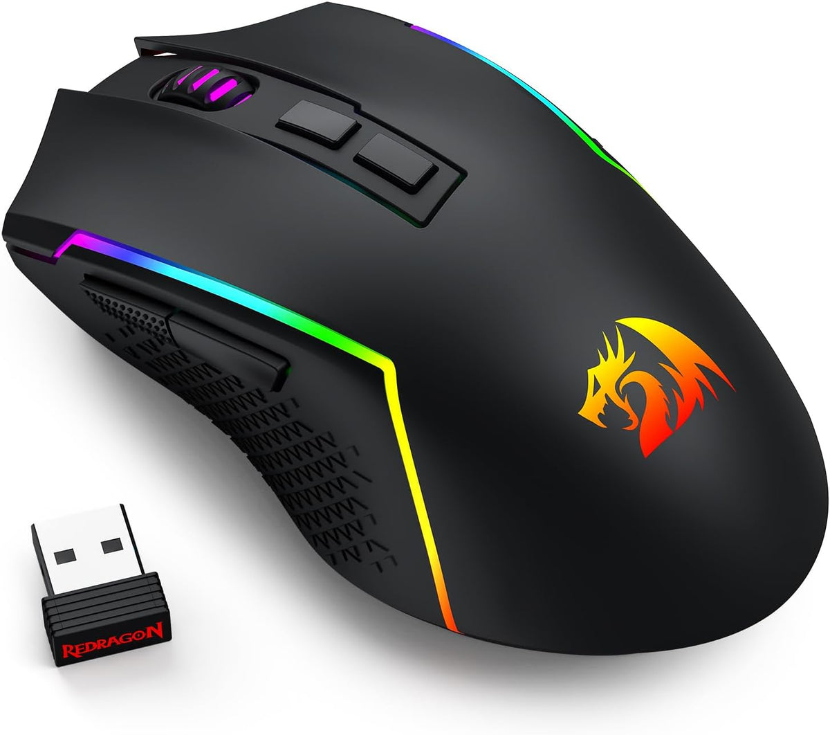 Redragon S163 - Combo de teclado y mouse para juegos Wilreess de 3...