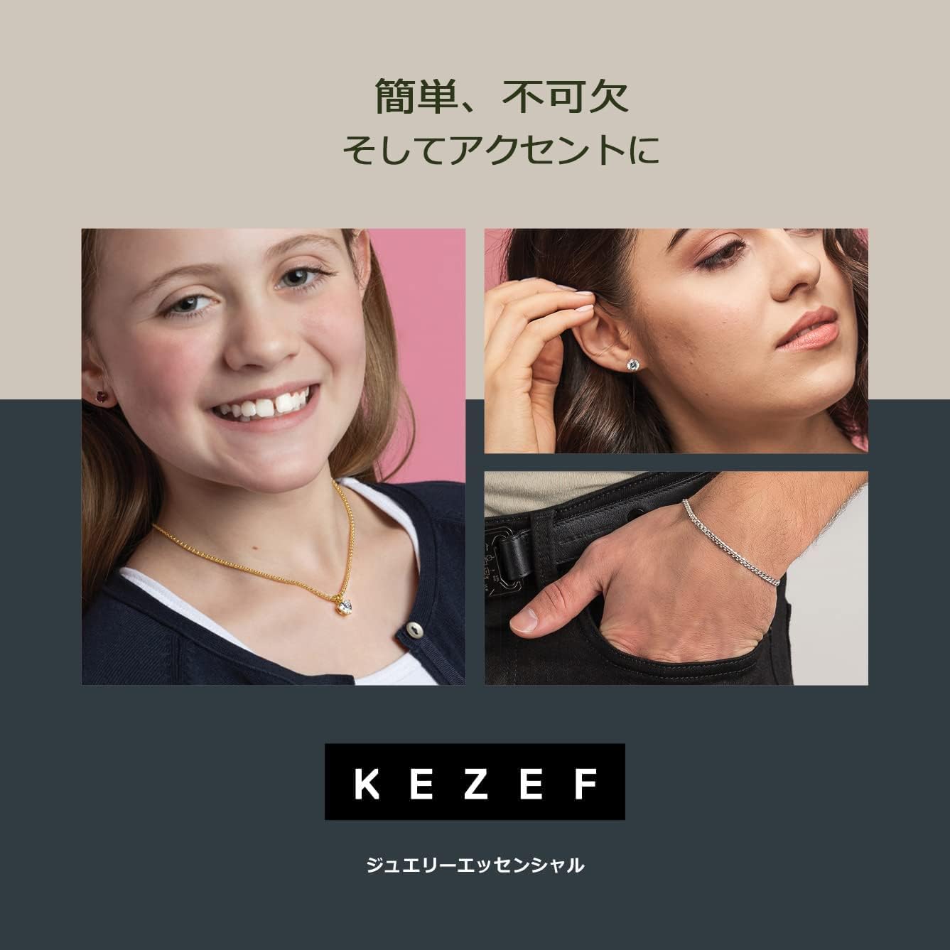 KEZEF Collar de cadena de plata de ley 925 chapada en oro de 18 qui...