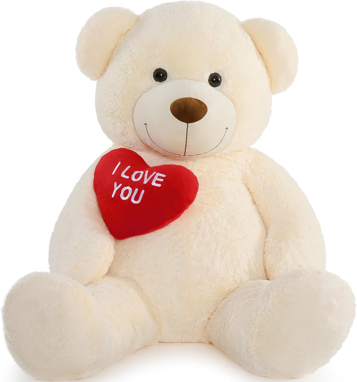 MaoGoLan Oso de Peluche Gigante de 5 Pies de Altura - Corazón Rojo...