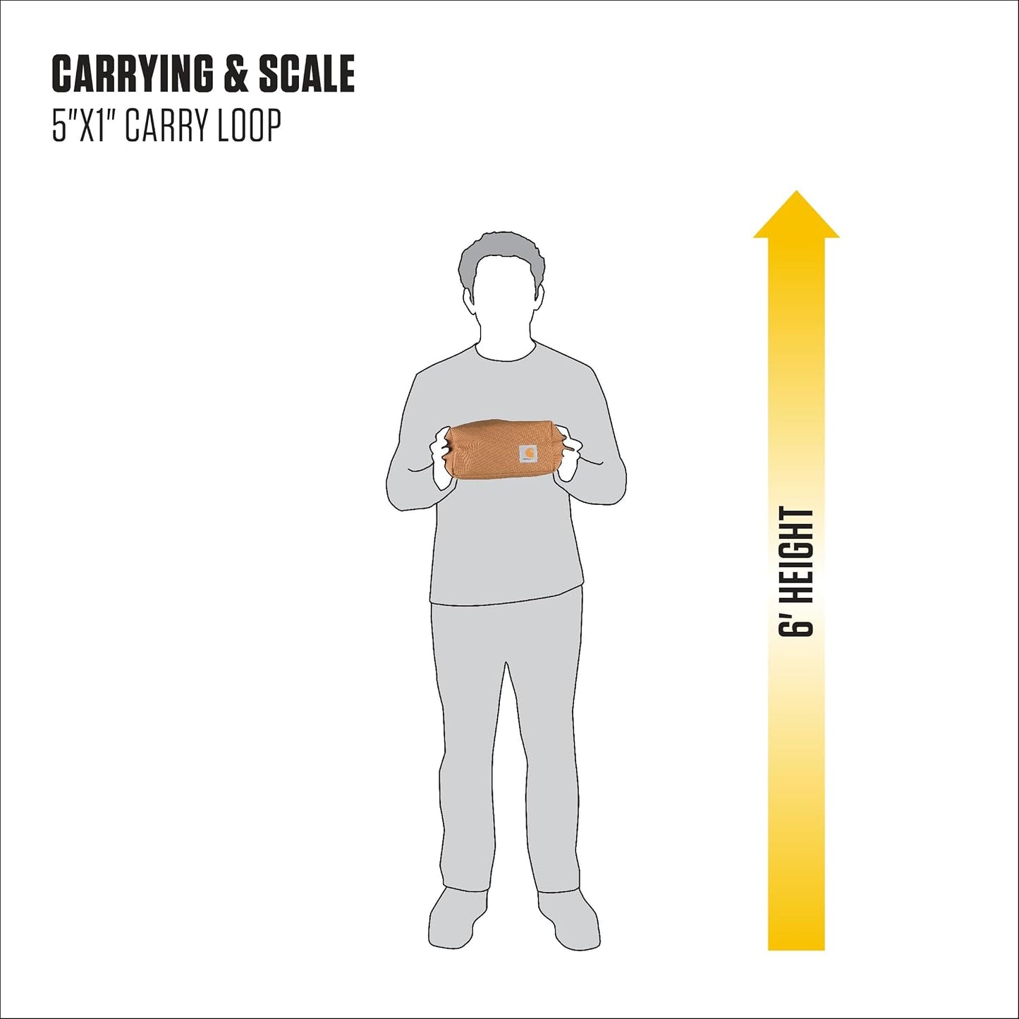 Carhartt Kit de viaje duradero, organiza lo esencial con la bolsa d...