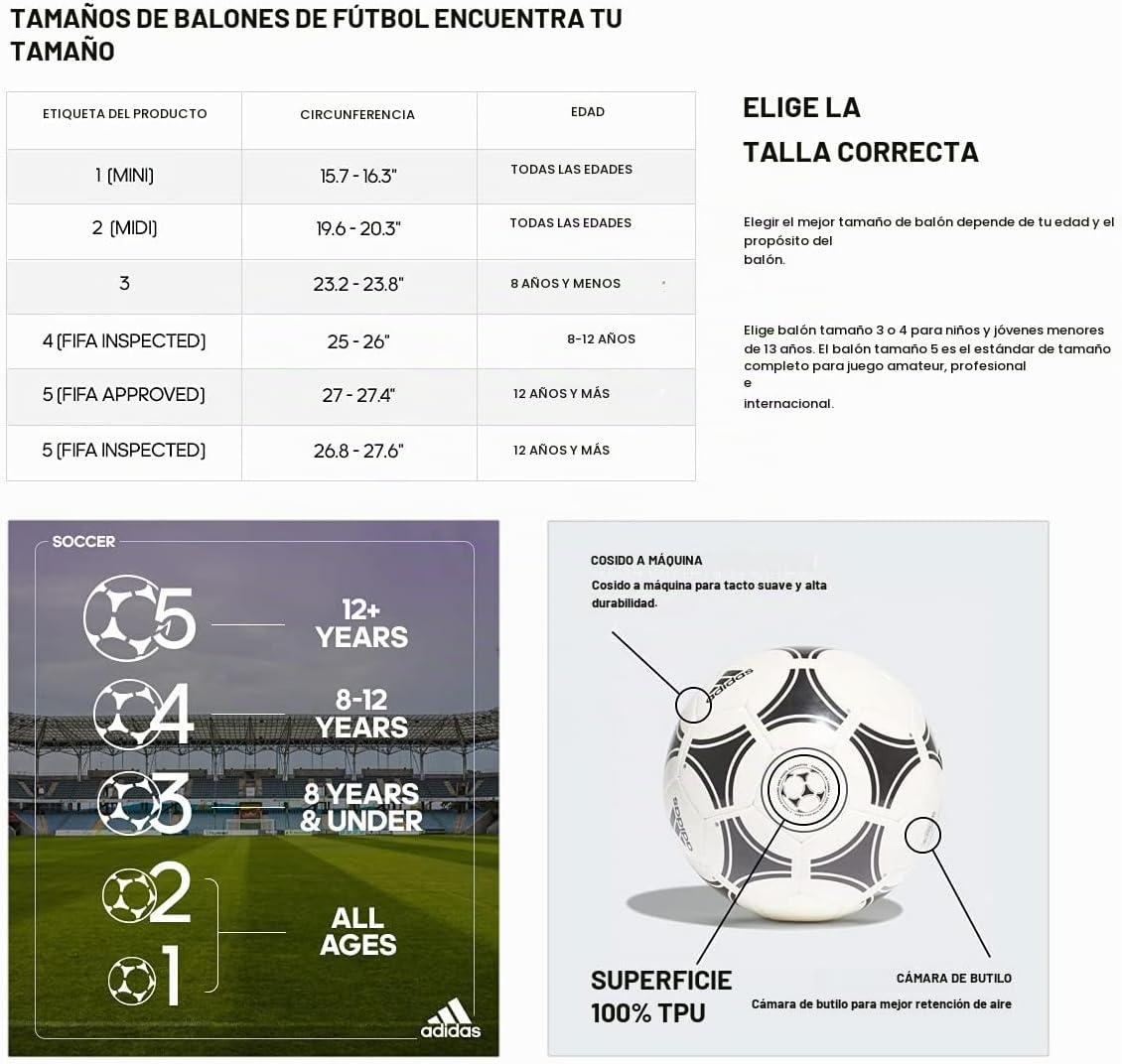adidas Balón de fútbol unisex de la MLS