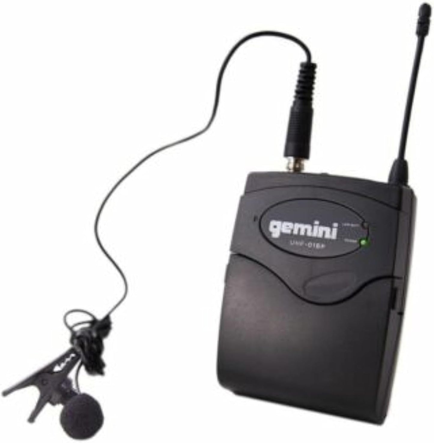 Gemini Auriculares UHF de doble canal y sistema de micrófono de sol...