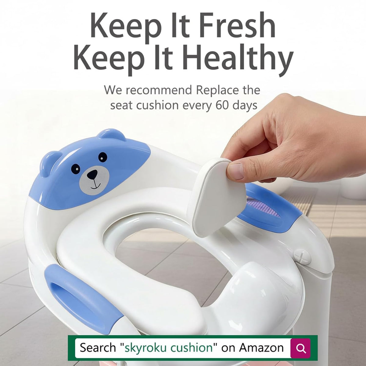 Inodoro de entrenamiento para ir al baño para niños pequeños, asien...