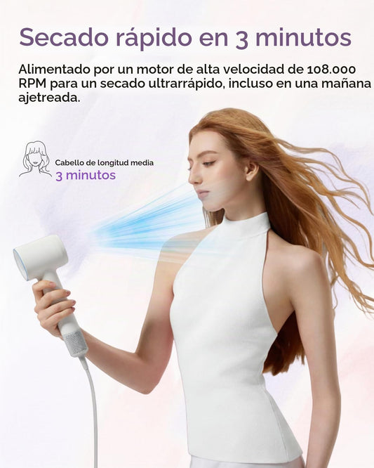 Secador de Pelo Laifen SE 2, Secador de pelo iónico negativo de 200...