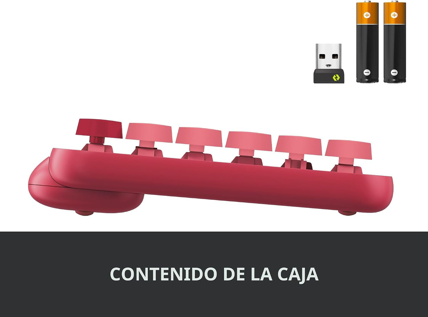 Logitech POP Keys Teclado mecánico inalámbrico con teclas Emoji - R...
