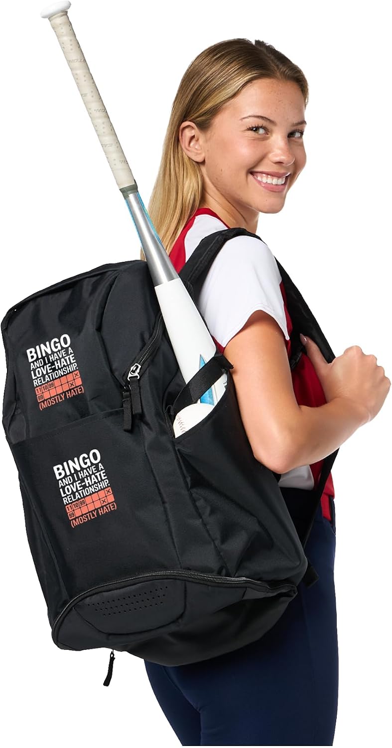 Cita de relación de bingo - Deporte divertido de bingo Mochila