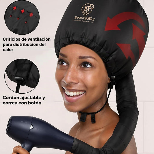 Beauté Seoul Accesorio de secador de pelo suave - Tapa con capucha...