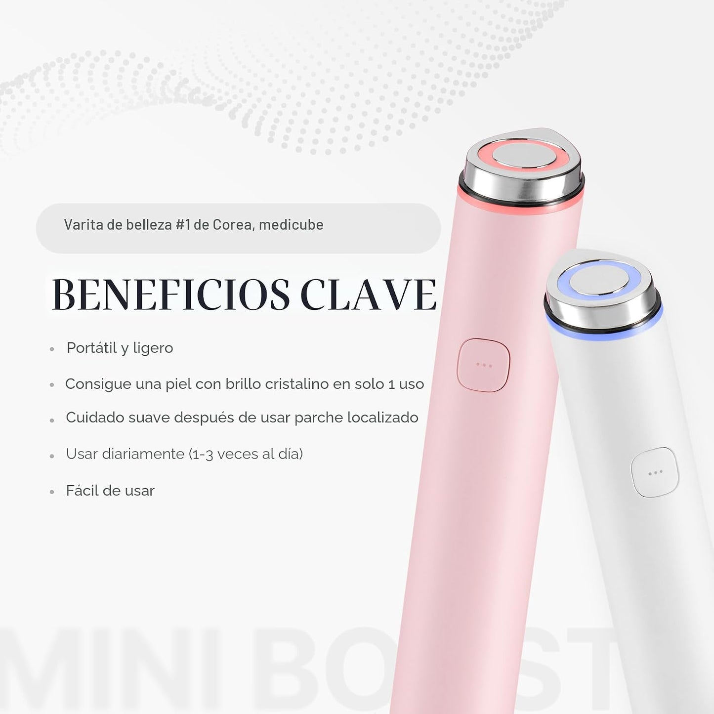 medicube Mini Booster Pro White | Dispositivo facial asequible en e...