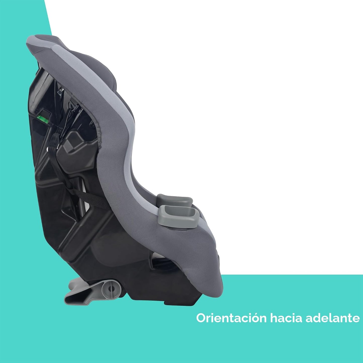 Baby Trend Trooper™ Slim 3 en 1 Asiento de coche convertible, Gris...