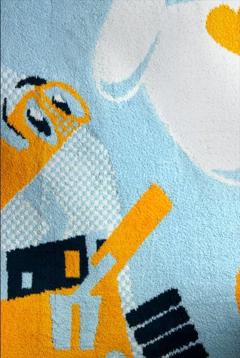 Jay Franco Manta de punto de plumas para niños, 50 x 60 pulgadas, m...