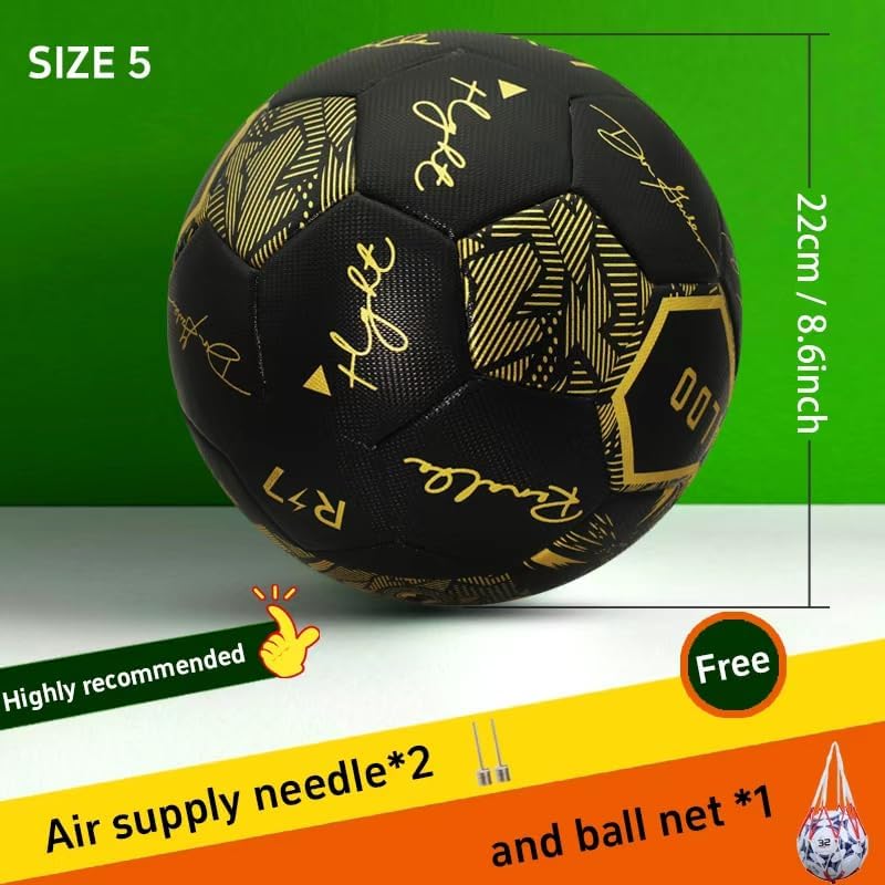 Balón de fútbol sin costuras tamaño 4\/5, termoadherido para entren...