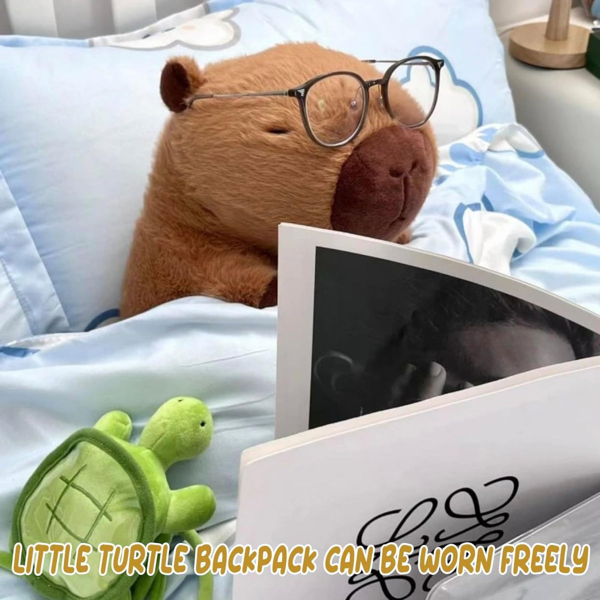 CHDBLOCK Juguete de Peluche Capybara - Animal de Peluche Capybara L...