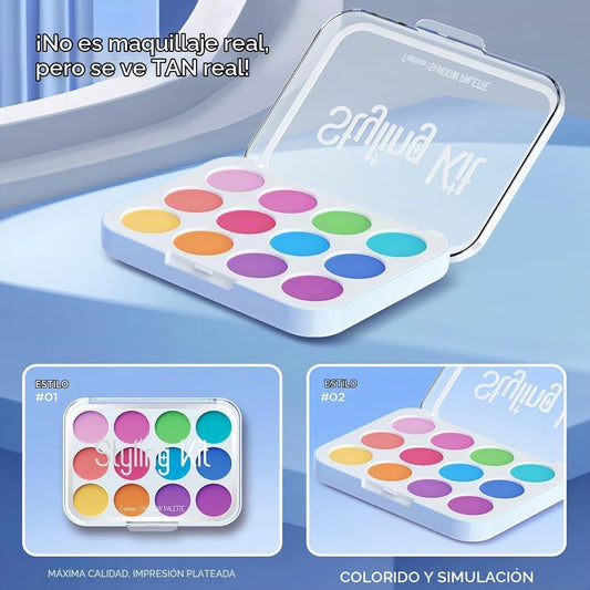 Kit de maquillaje de juguete para niñas, juego de cosméticos de 11...