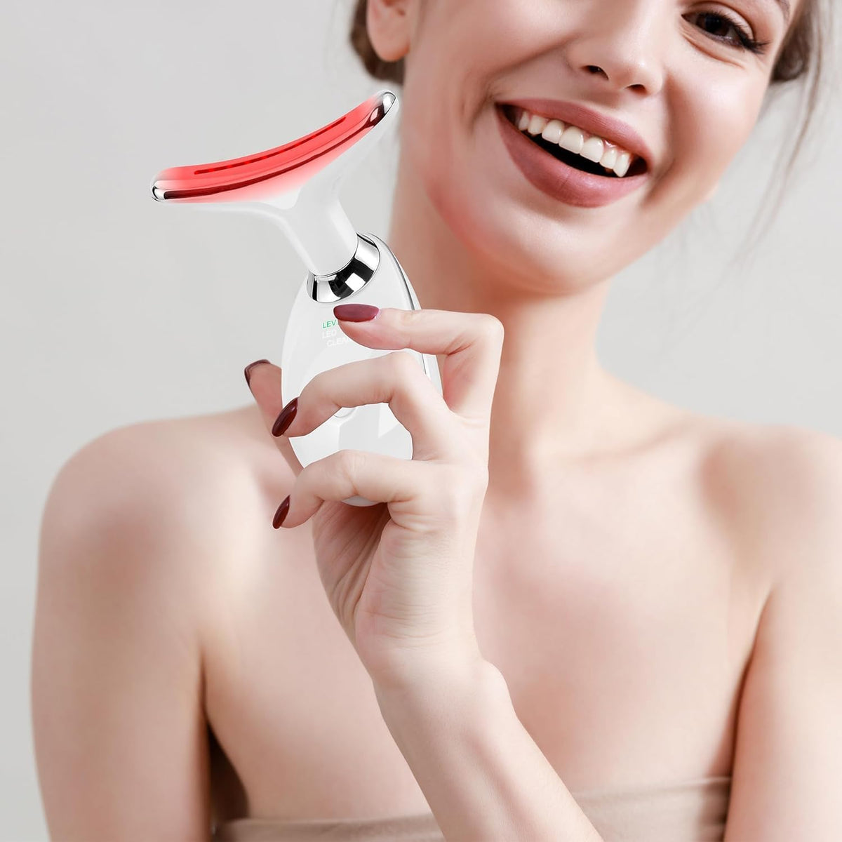 Masajeador Facial para Cara y Cuello, Herramienta de Escultura Faci...