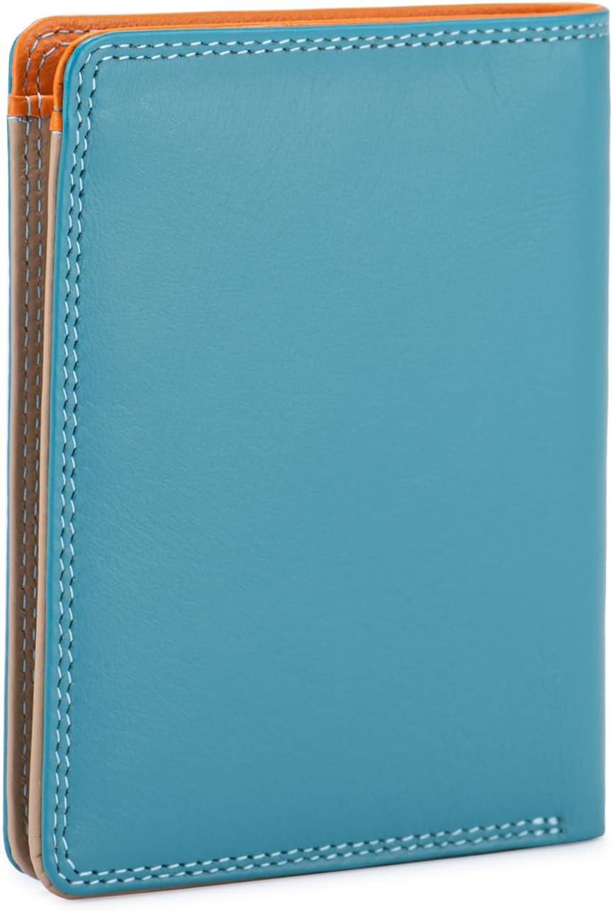 mywalit Billetera Doble Estándar - Cuero, Multicolor, 6 Tarjetas, S...