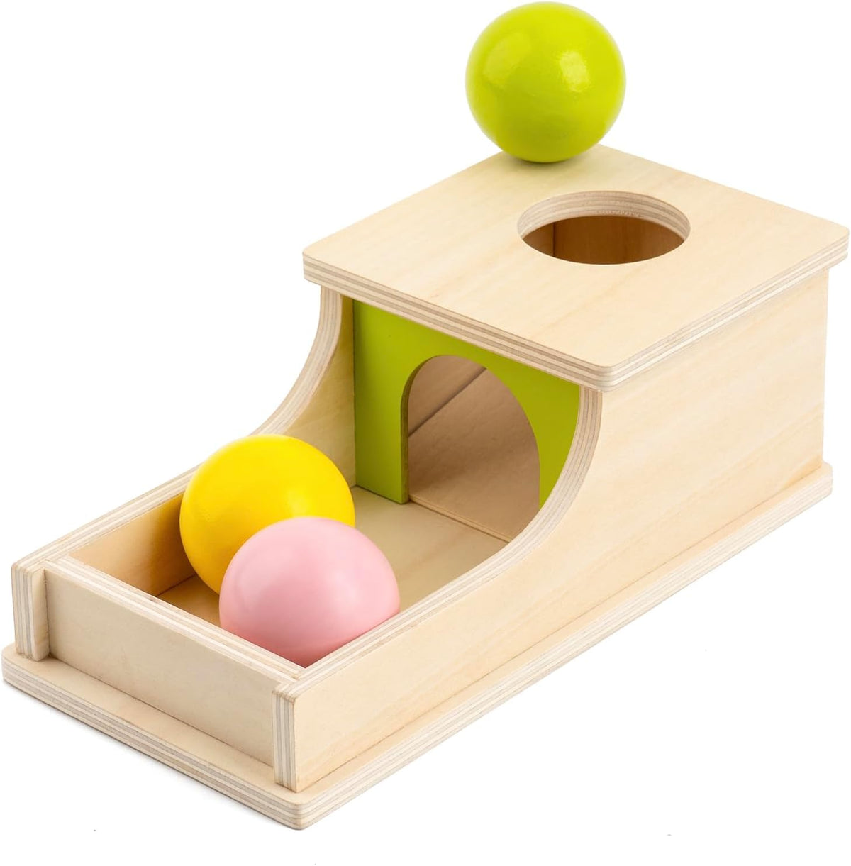 Juguetes Montessori para niños de 6 meses, caja de permanencia de o...