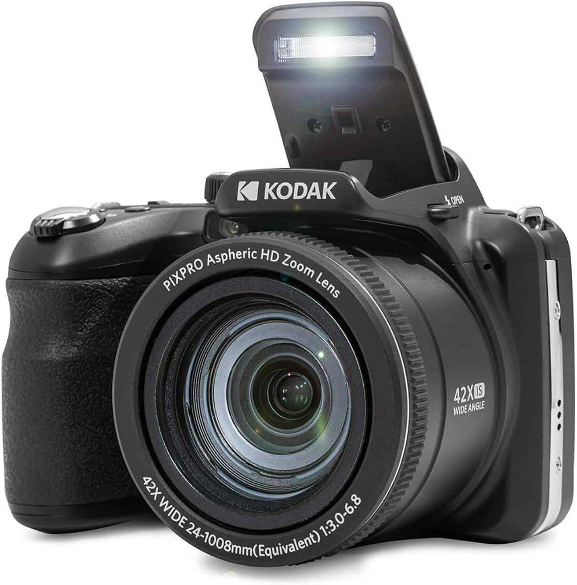 Paquete de cámara digital Kodak PIXPRO AZ425 Astro Zoom 20MP (negro...