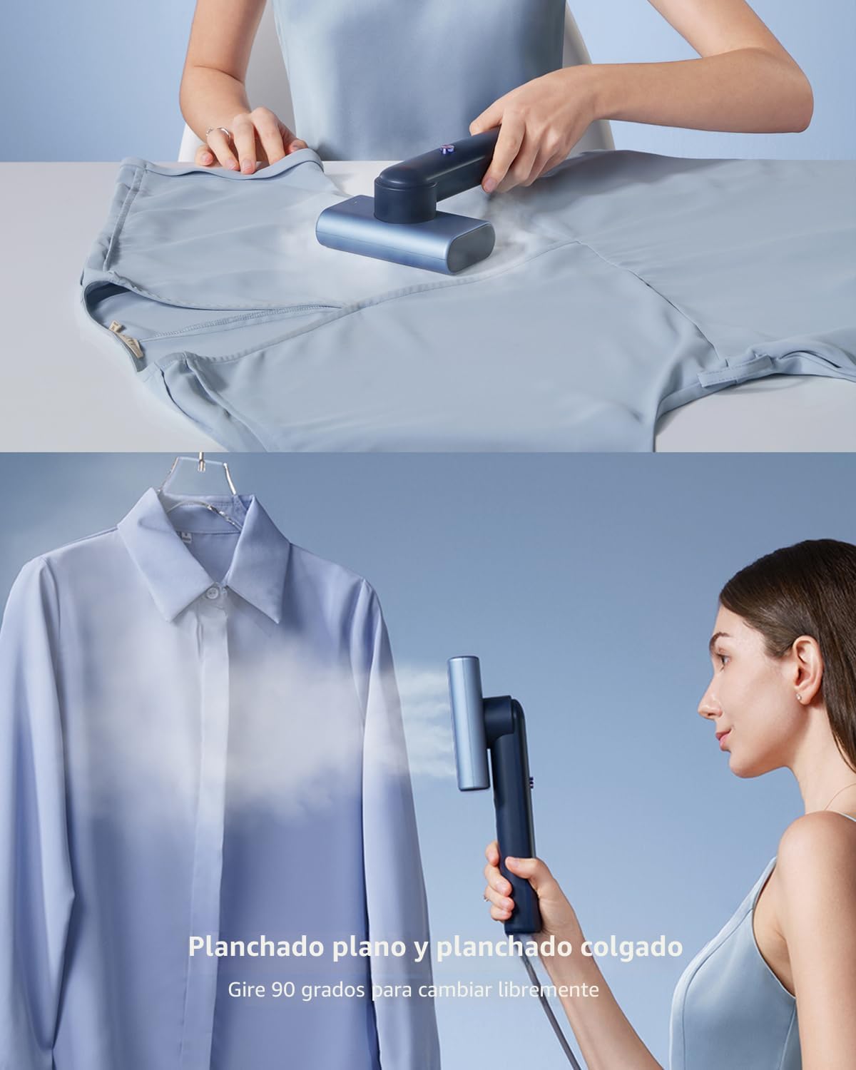 G9 Steam 2-en-1 Profesional Vaporizador de Mano Portátil para Ropa,...
