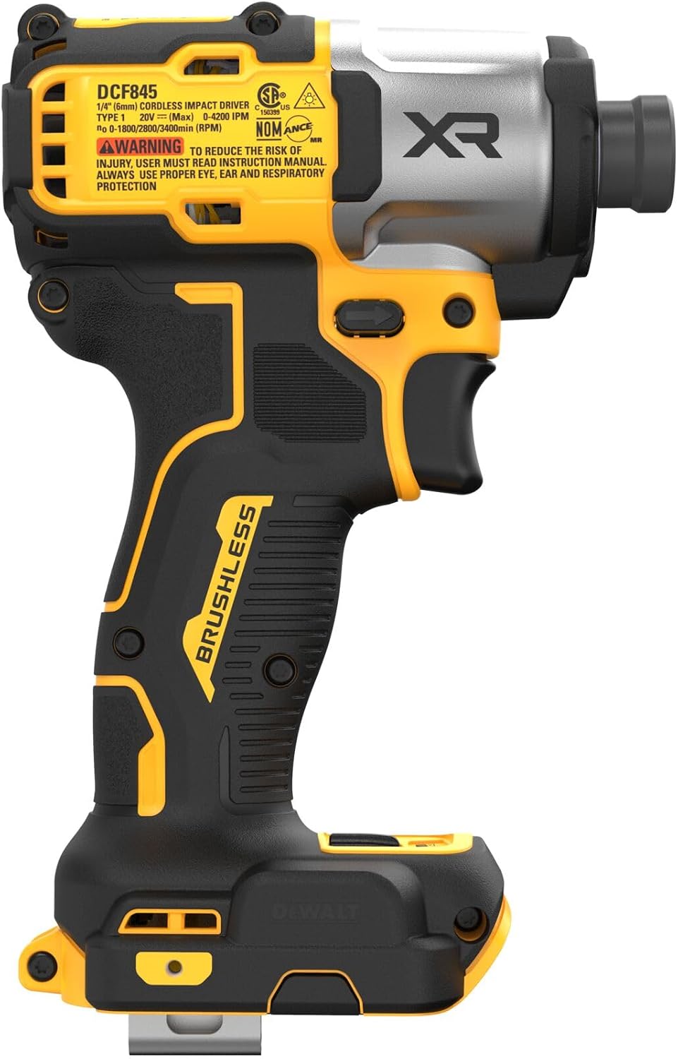 DEWALT Destornillador de impacto MAX XR de 20 V, par alto de 1\/4 p...
