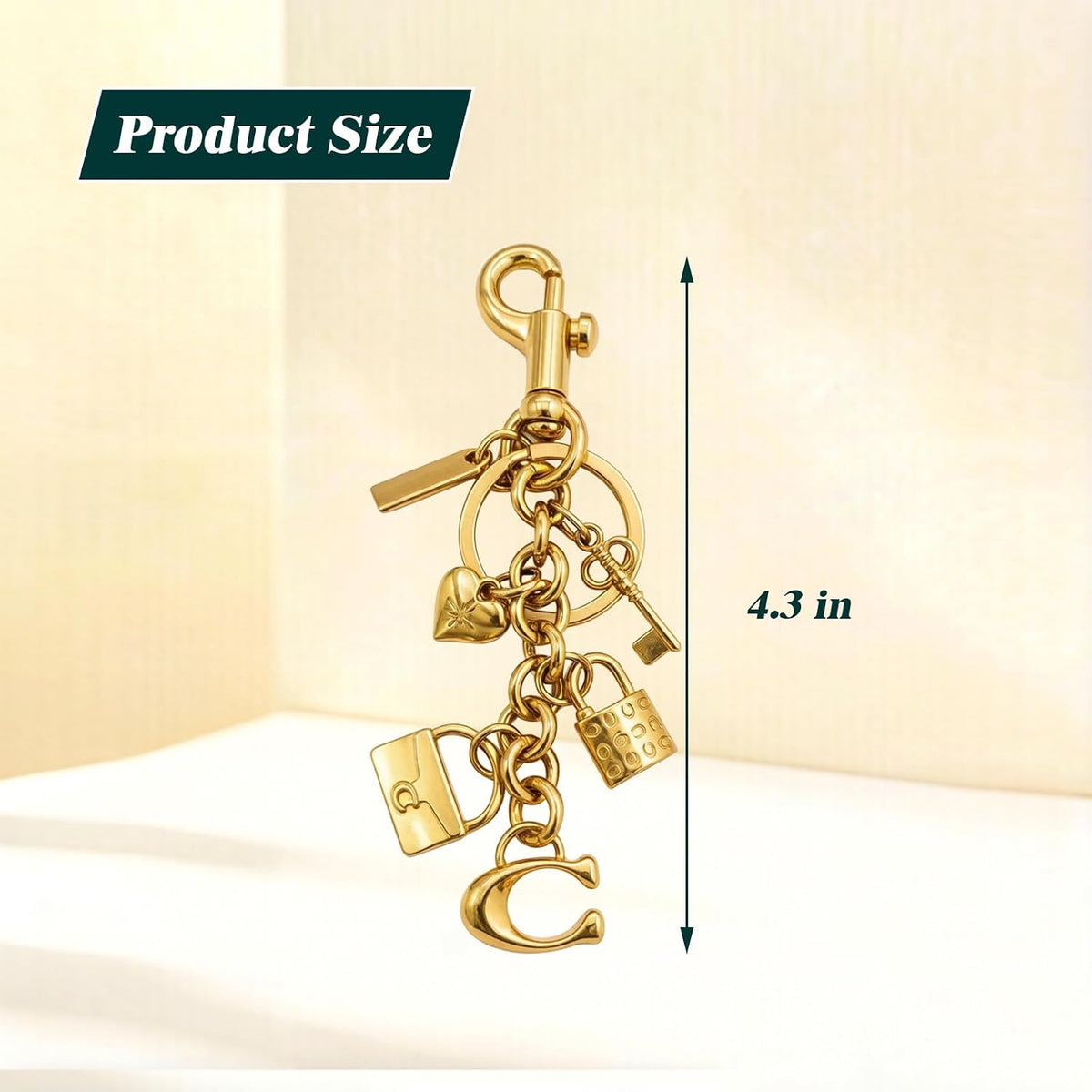Sbredit Colgantes para bolsos, dije de bolso para bolsos, cadena de...