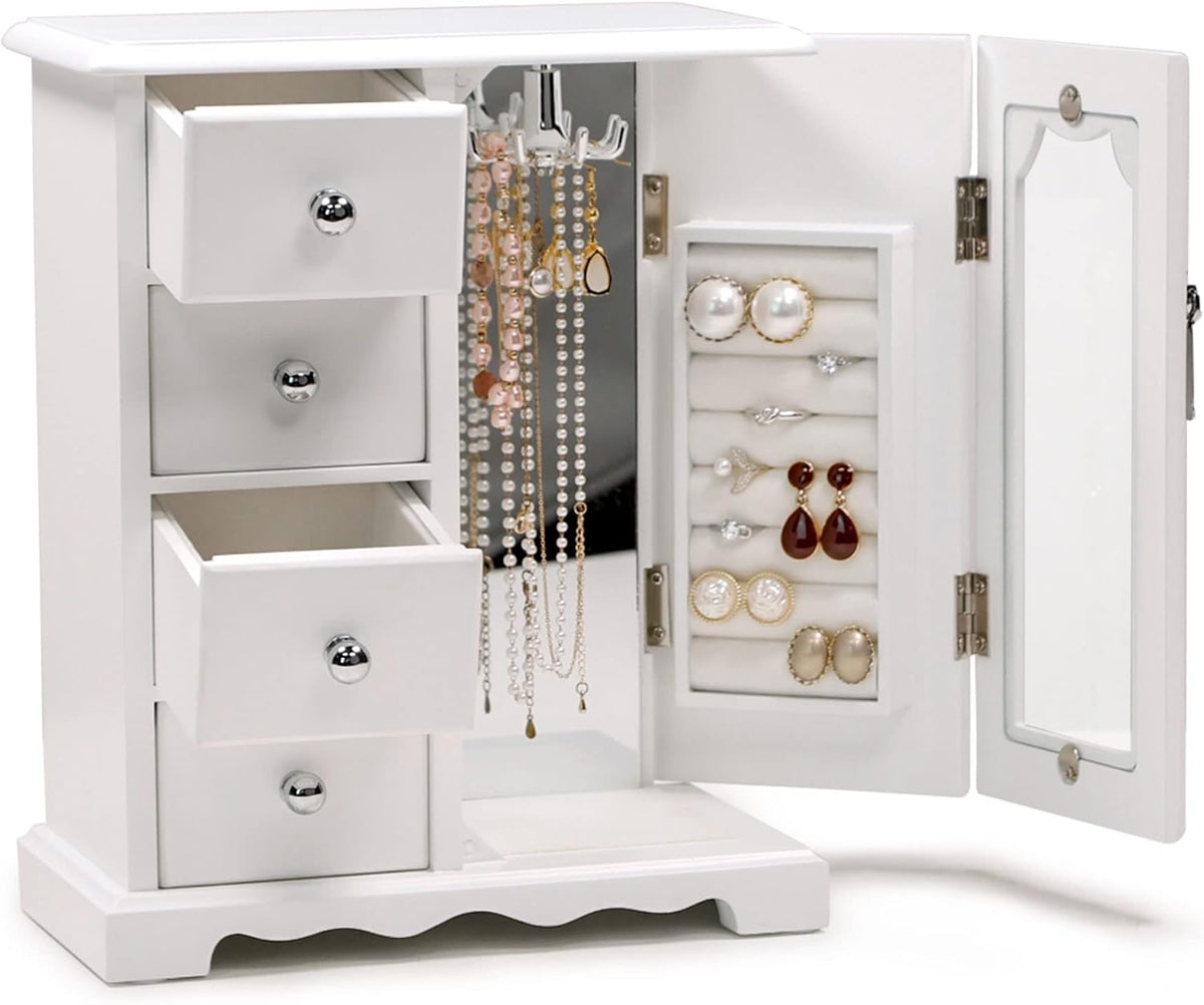 Kendal Caja de Joyería de Madera para Mujeres, Organizador de Joyas...