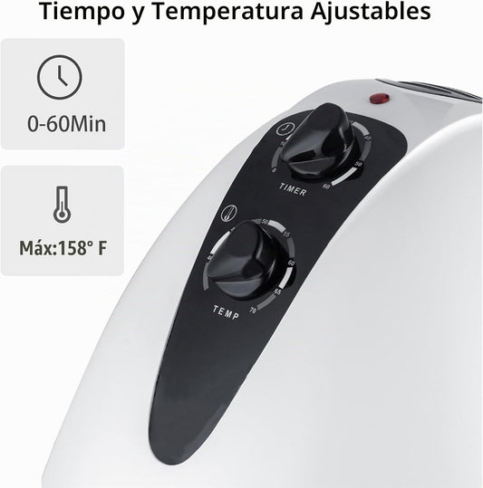 OIYALI Secador de pelo profesional con capucha de 1000 W, secador d...
