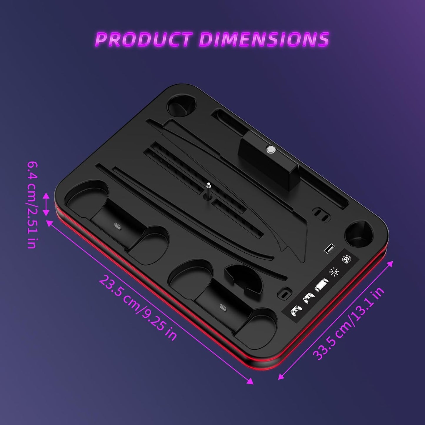 Estación de refrigeración para consola PS5 Slim, para PlayStation P...
