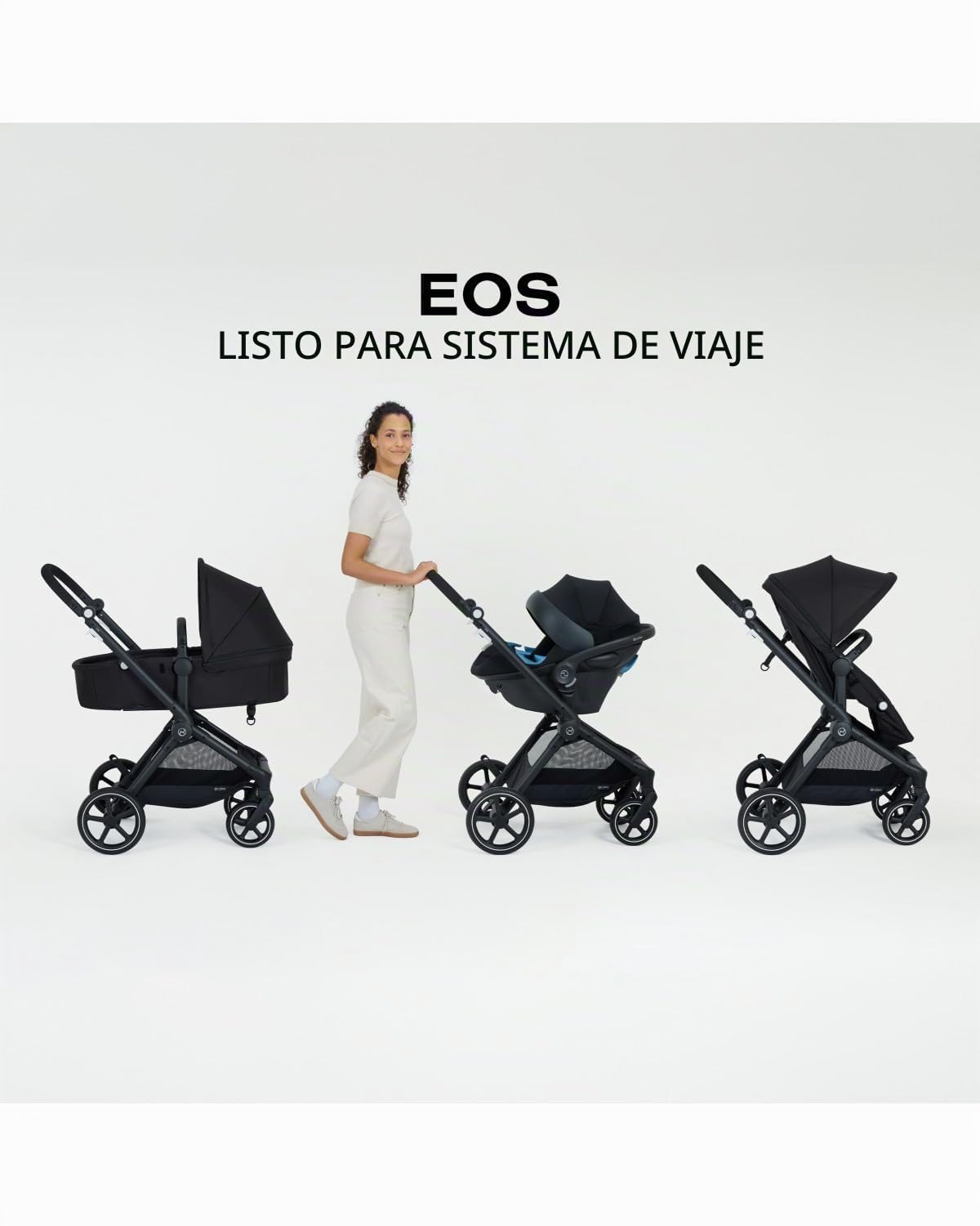 Cybex EOS - Cochecito de bebé 2 en 1 para recién nacido, bebé a niñ...