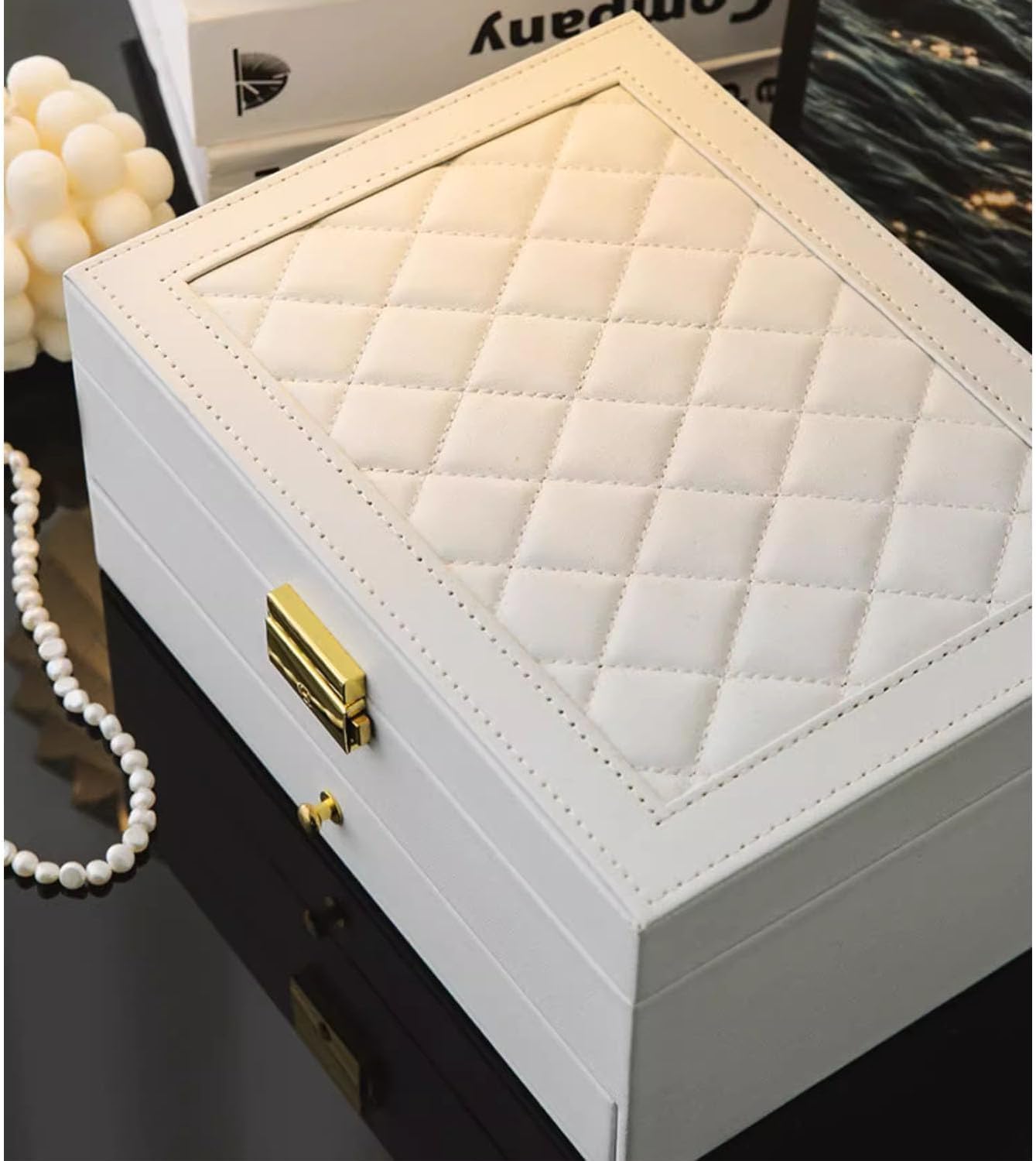 GUOER Caja de Joyas para Mujer Niña Esposa - Grande Organizador de...