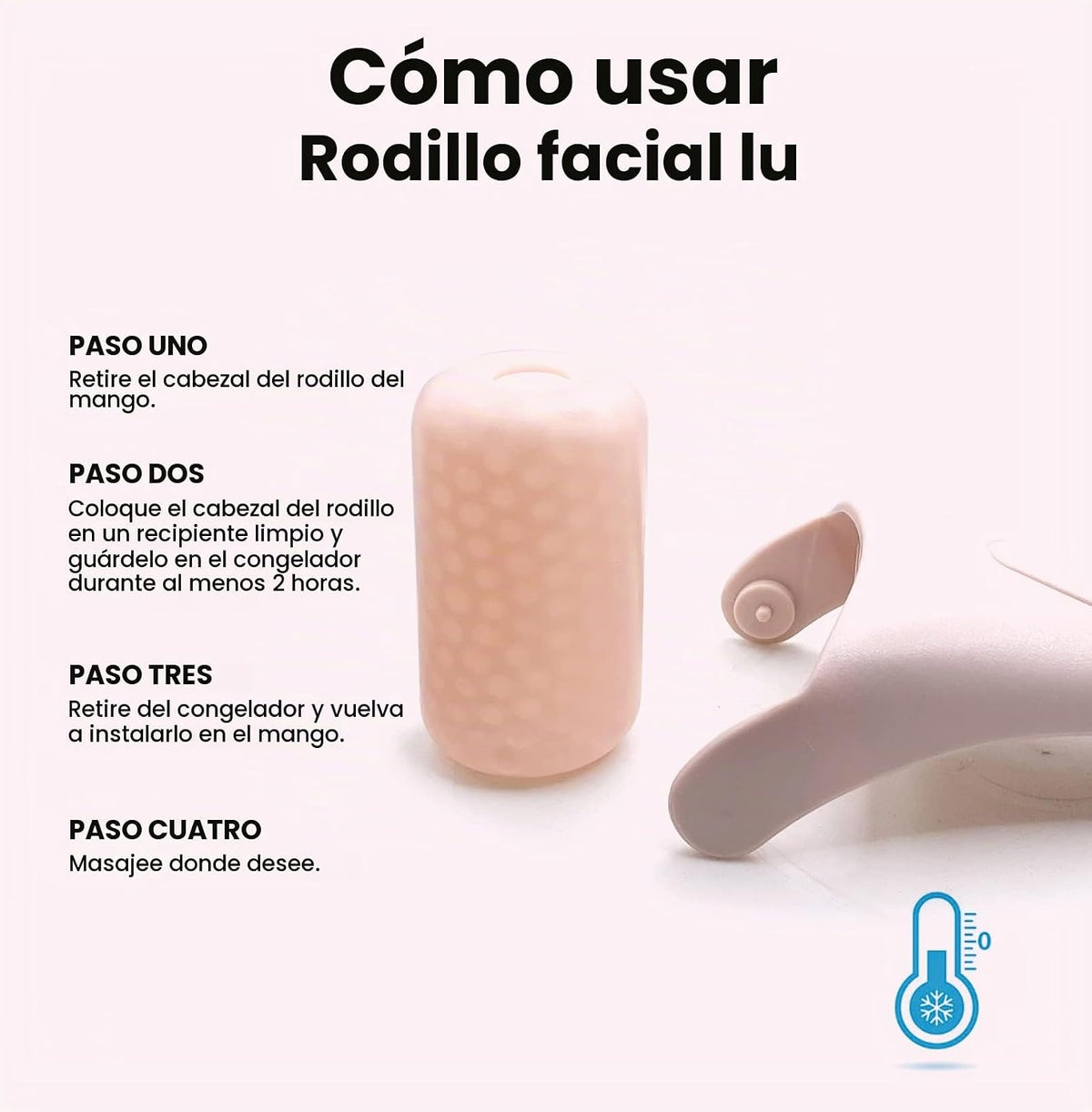ROSELYNBOUTIQUE Rodillo de hielo para cara y herramientas faciales...
