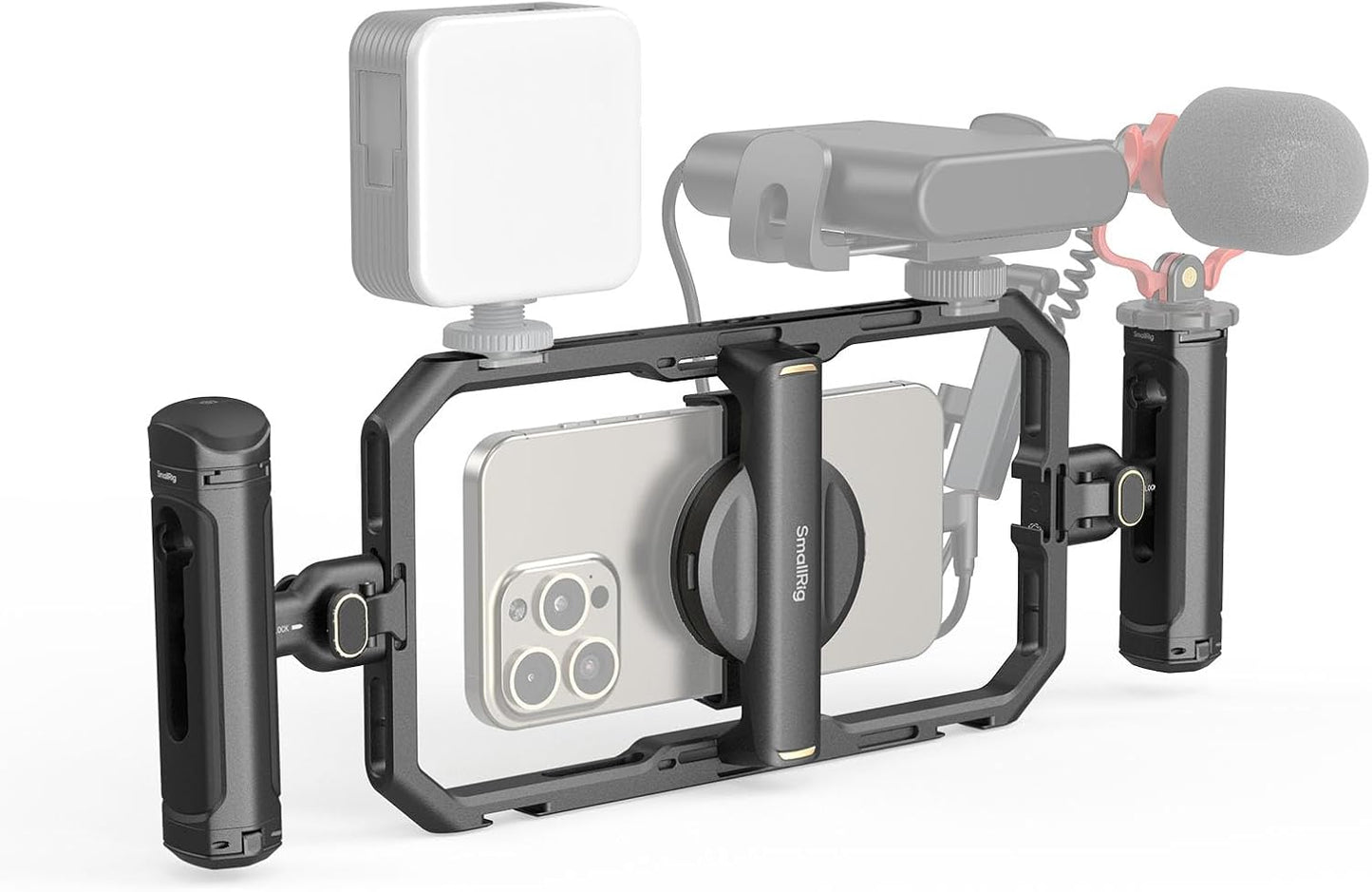 SmallRig Kit Básico de Jaula de Teléfono de Liberación Rápida Unive...