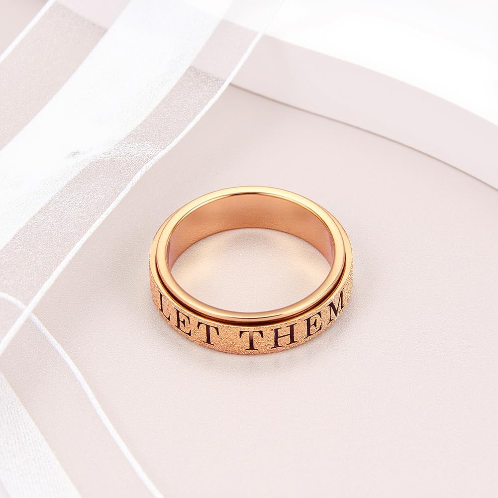 Anillos antiestrés para adultos OreilleStar para mujeres: Spinner l...