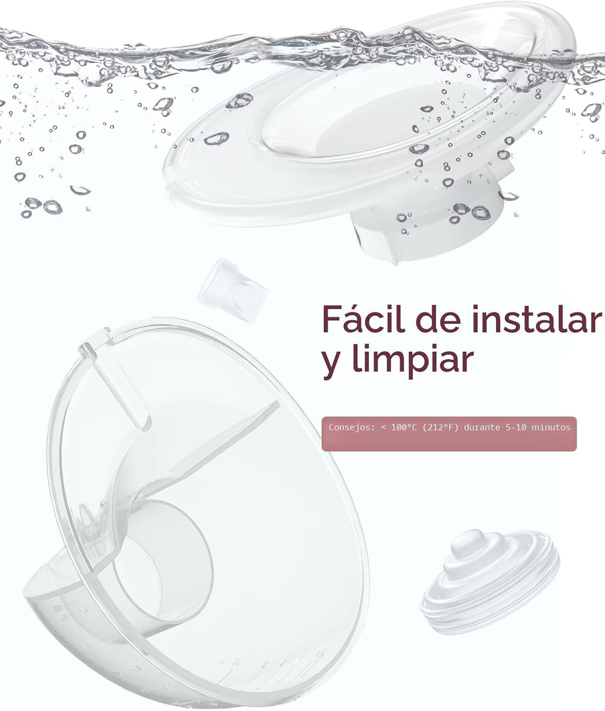 Momcozy M5 Accesorios de repuesto originales, juego completo de taz...