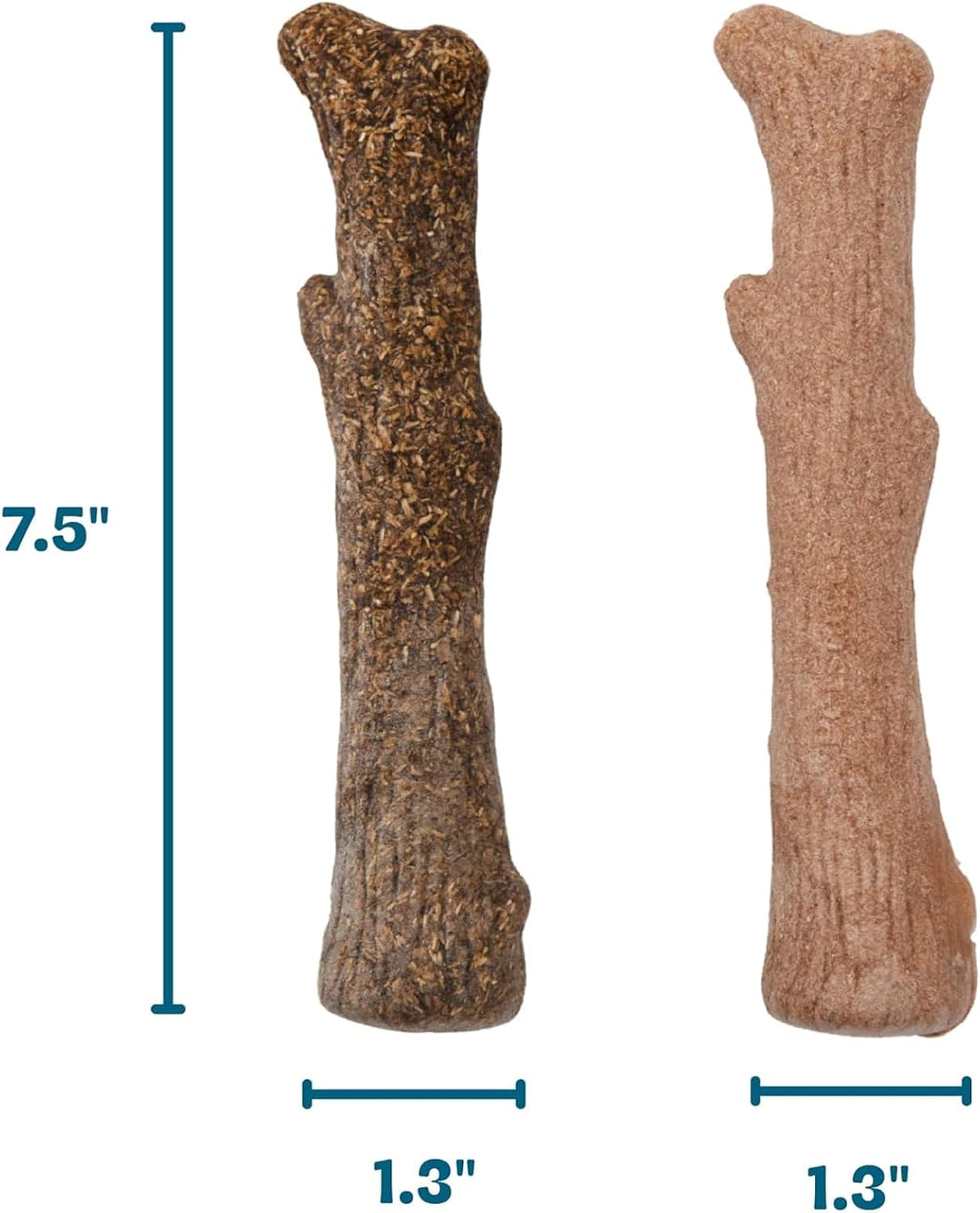 Outward Hound Dogwood juguetes para masticar de madera duradera par...