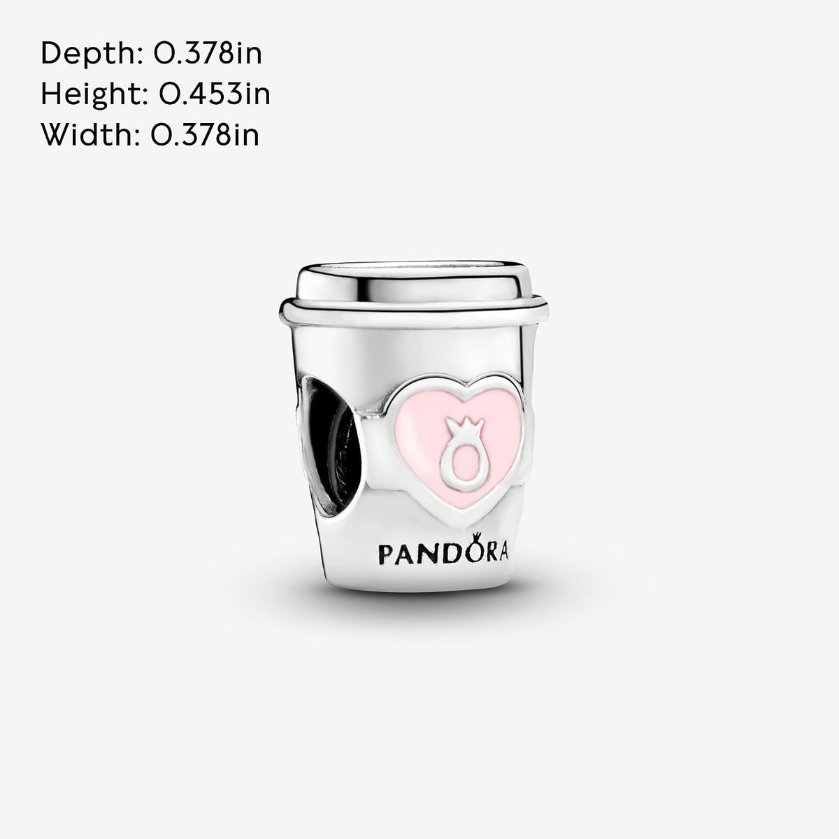PANDORA Take a Break Coffee Cup Charm | Joyas de plata de ley, joya...
