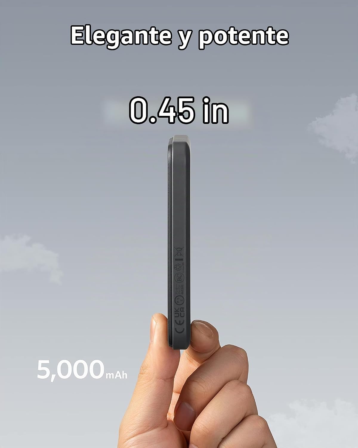 Anker 621 Cargador portátil magnético (MagGo), Banco de energía ina...