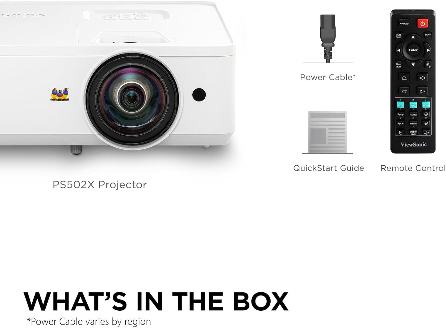 Proyector HDMI con resolución SVGA y 3,600 lúmenes ViewSonic, PA503...