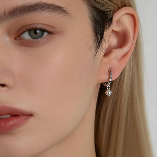 Aretes de ópalo chapados en oro de 14 quilates para mujer, aretes d...