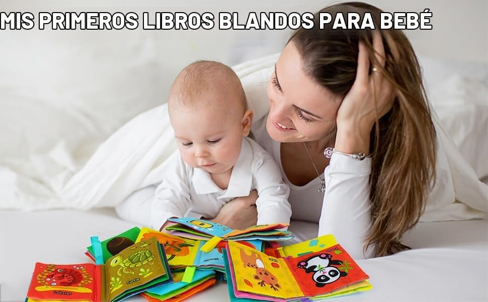 Mi primer libro blandito de TEYTOY, perfecto para el baño. Tela par...