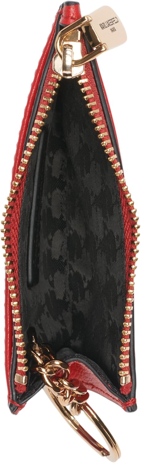 KARL LAGERFELD Paris Choupette SLG - Tarjetero con cremallera, colo...