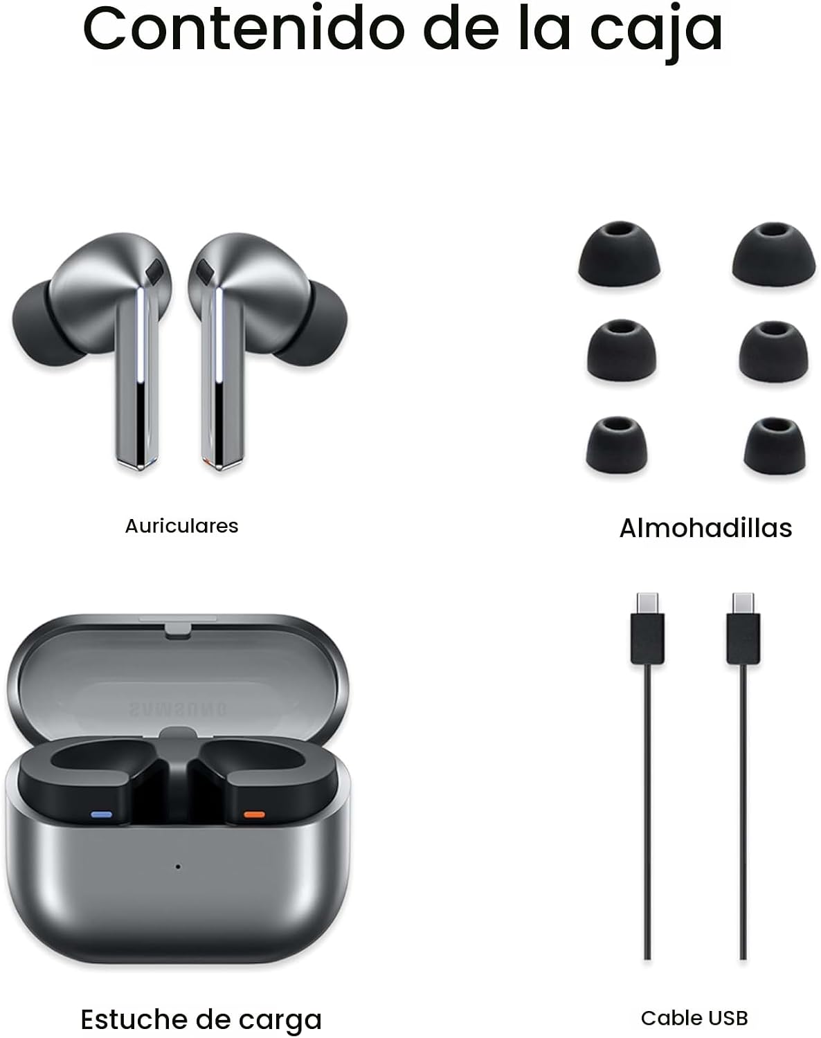 Samsung Galaxy Buds 3 Pro AI True Auriculares Bluetooth inalámbrico...