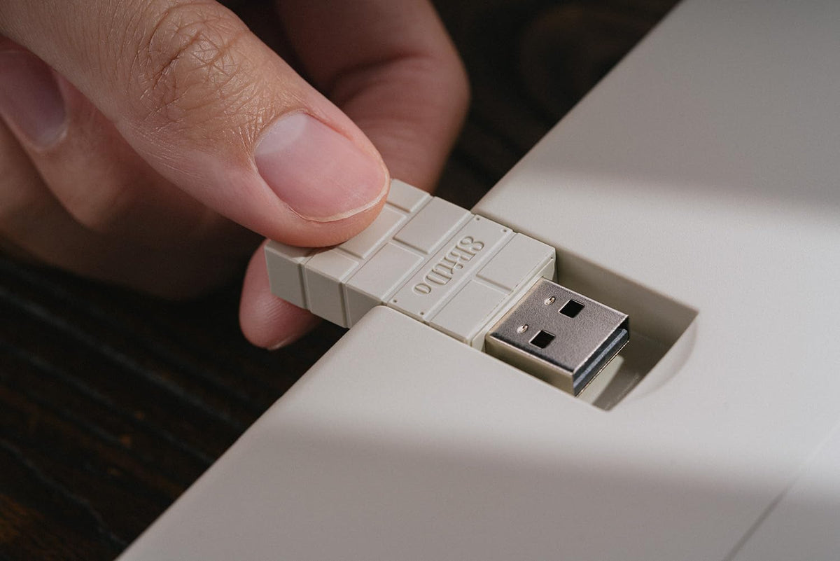 Teclado mecánico retro 8BitDo, teclado para juegos Bluetooth\/2.4G\...