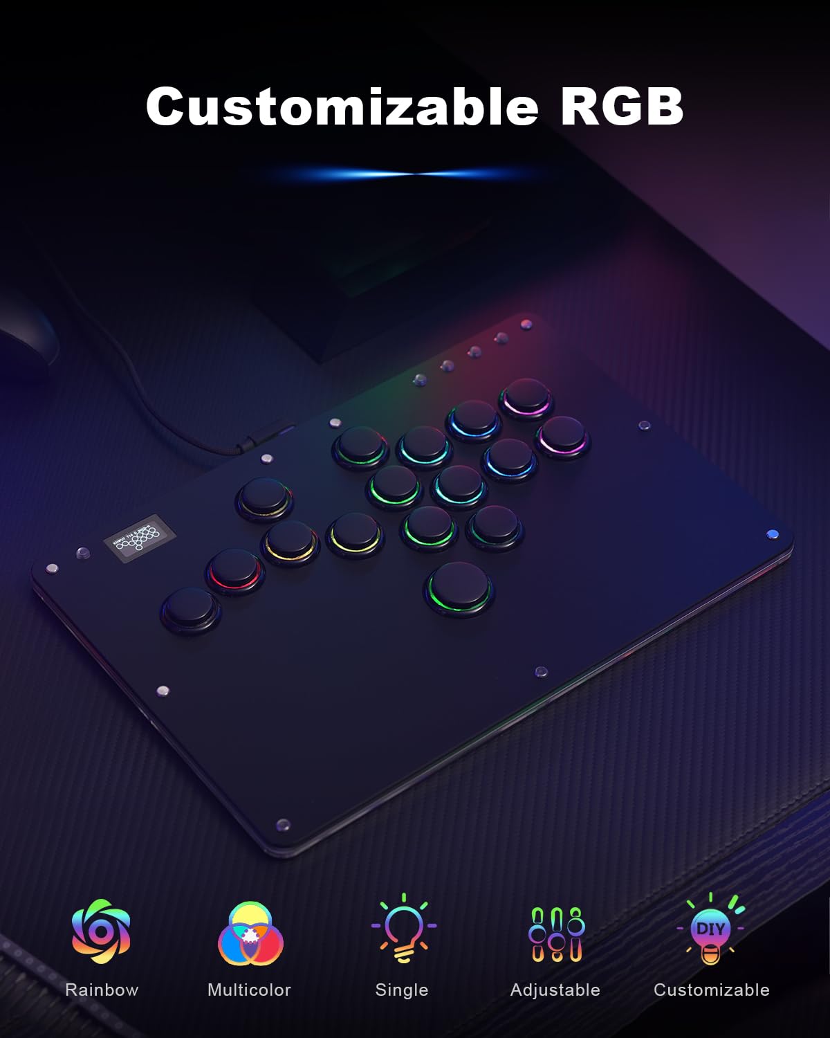 Haute42 Controlador sin palanca para juegos arcade: Serie R16 Retro...