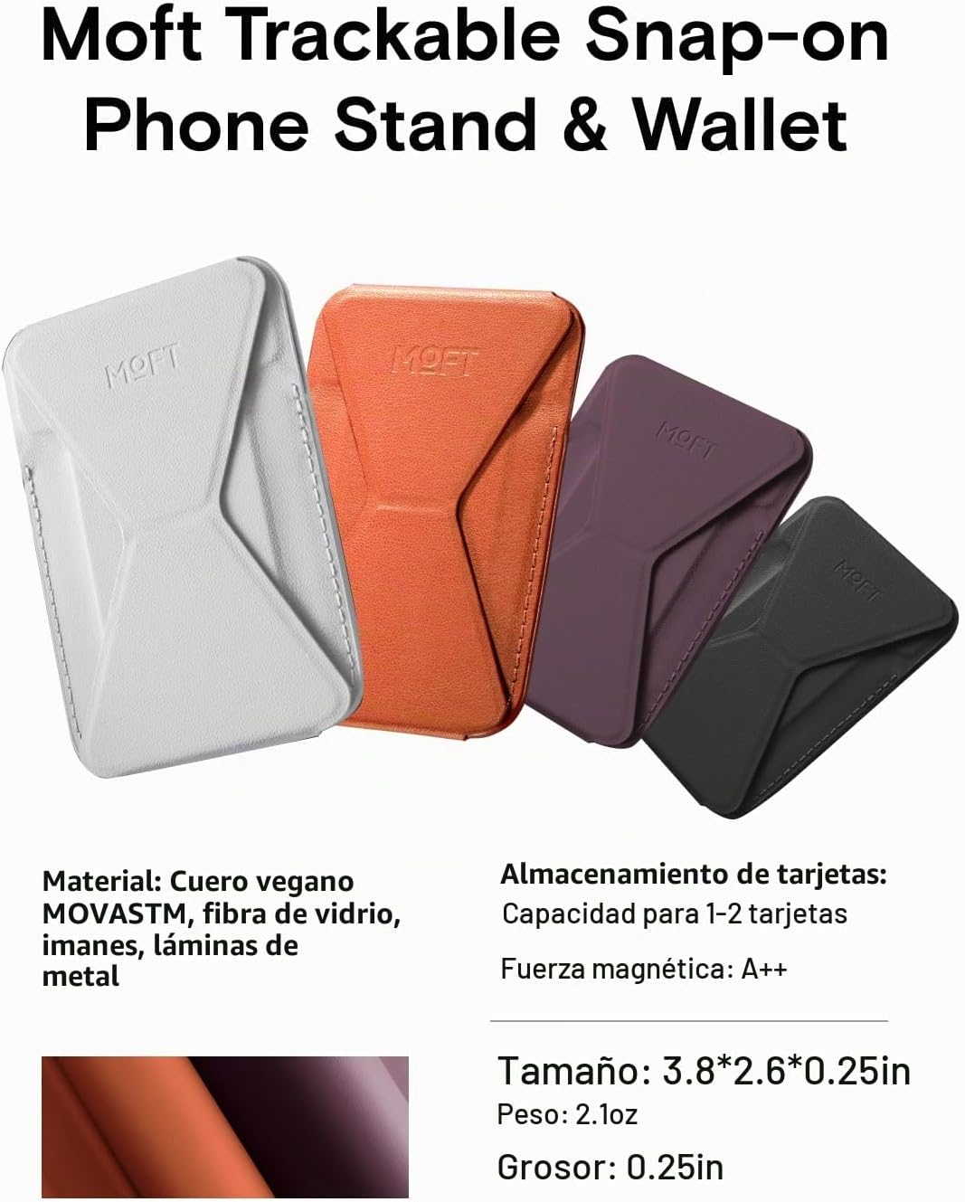 MOFT Soporte magnético para billetera compatible con iPhone 17\/16\...