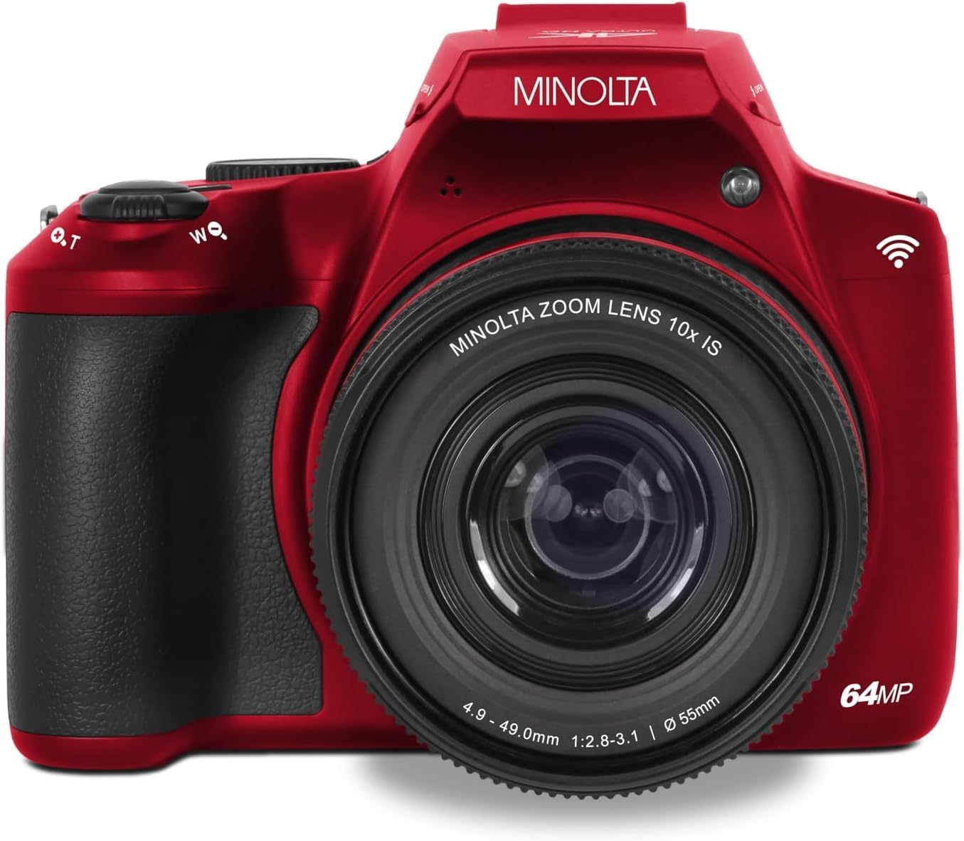 Minolta MNB10Z Cámara puente 4K de 64MP, zoom óptico 10X, LCD abati...